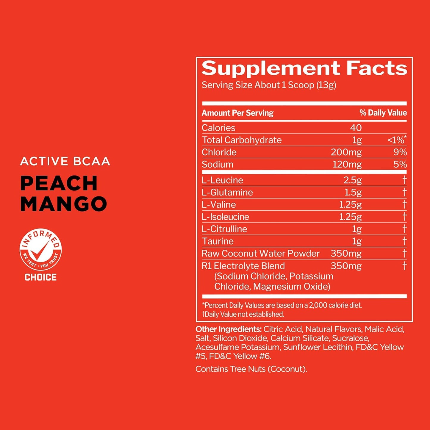 Rule 1 Active BCAA | Performance| Hydration| and Recovery Support with 5g BCAAs + Electrolytes| L-Glutamine| and Citrulline |30 Servings