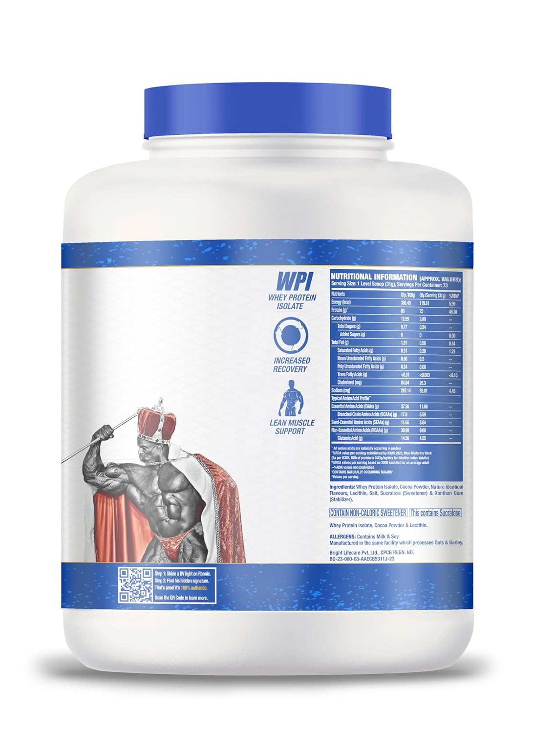 Ronnie Coleman Signature Series Iso-Tropic Max | Premium Whey Isolate Protein Powder