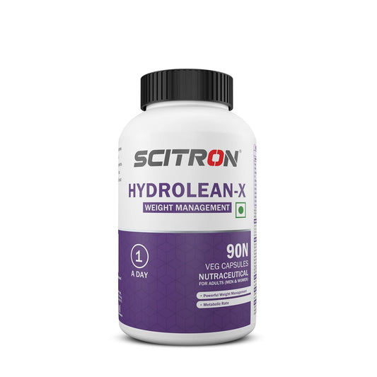 Scitron HYDROLEAN-X | 90-Capsules | Weight Loss Supplement with L-Carnitine L-Tartrate Fat Burner | Boost Your Metabolism | Achieve Noticeable Results