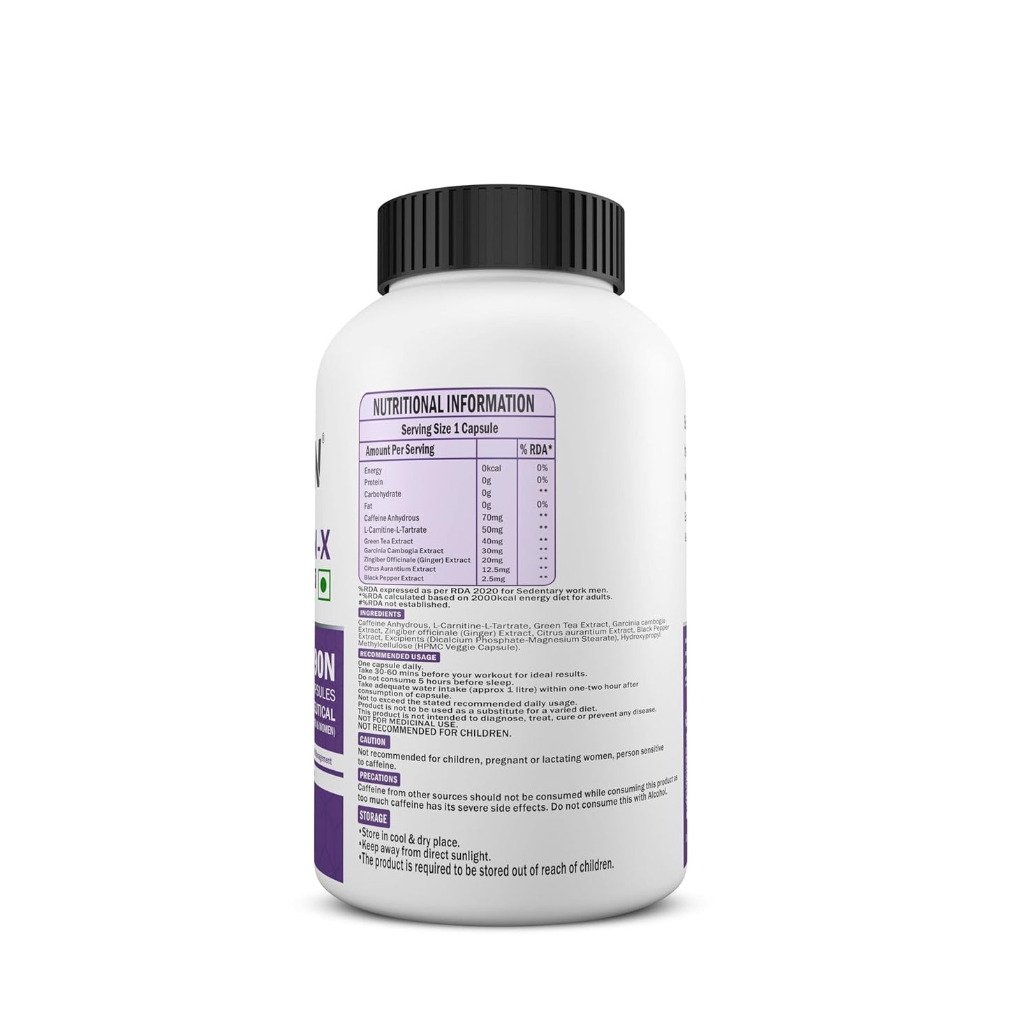 Scitron HYDROLEAN-X | 90-Capsules | Weight Loss Supplement with L-Carnitine L-Tartrate Fat Burner | Boost Your Metabolism | Achieve Noticeable Results