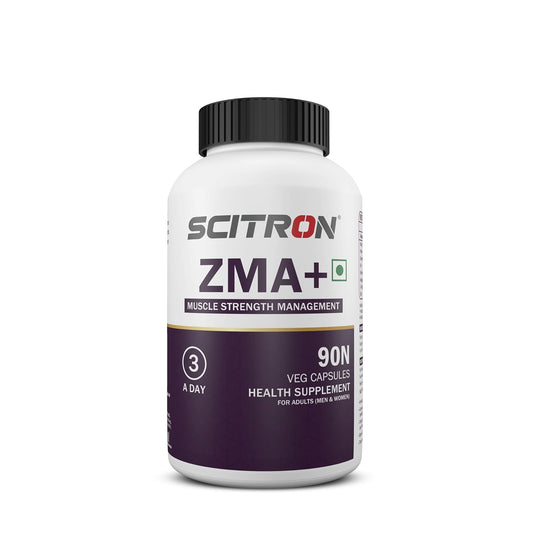 Scitron ZMA+ 90N Capsules | Zinc, Magnesium, B6 & L-Tryptophan | Sleep, Recovery & Hormone Support