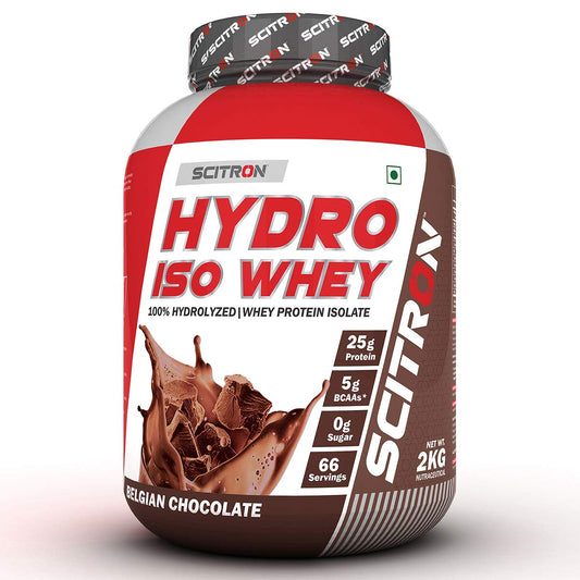 Scitron HYDRO ISO Whey |66 Servings | 25g Protein | 5g BCAAs | 0g Sugar| 4.4lbs (2kg)