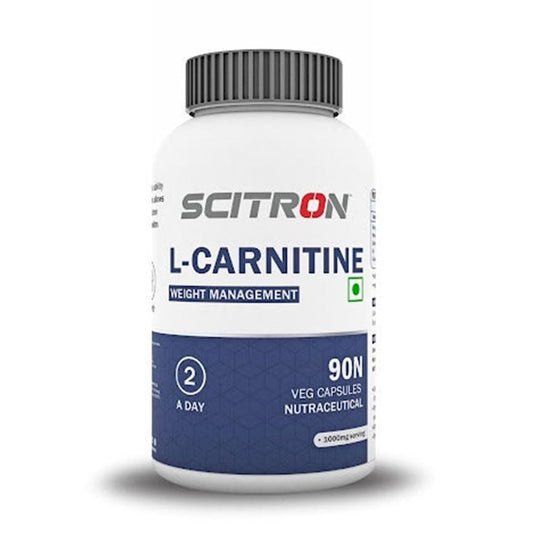Scitron L-Carnitine |1000mg L-Carnitine| Weight Management| 90 Veg Caps