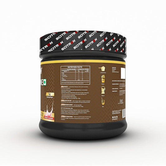 Scitron Nitro Series Glutamine 250g | Lychee Flavour | 5g Glutamine per Serving | Recovery & Muscle Support