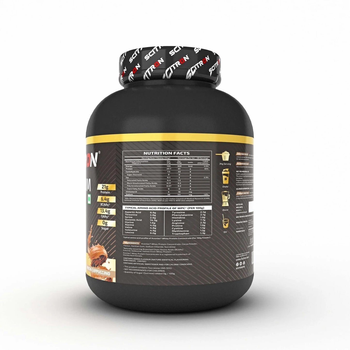 SCITRON Nitro Series Premium Whey 2Kg