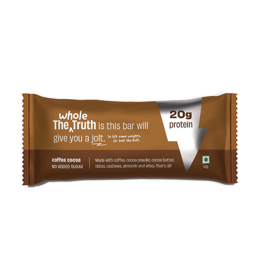The Whole Truth | High Protein 20g Protein Bar |No Added Sugar | No Preservatives | No Artificial Flavours | All Natural