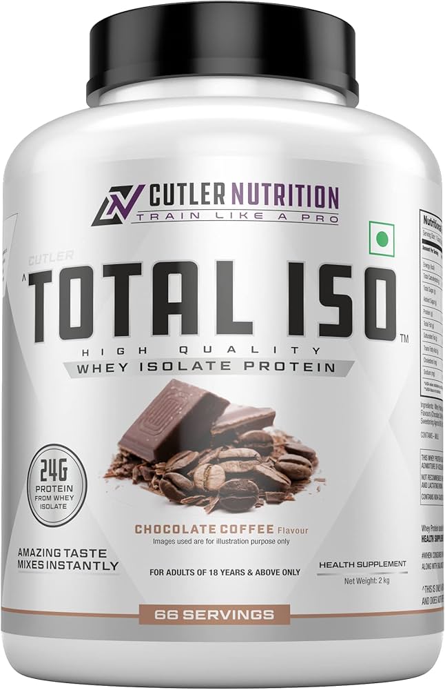 Cutler Nutrition Total ISO Whey Isolate Protein Powder | Post Workout Protein Powder Mix and Meal Replacement Drink| 2 kg