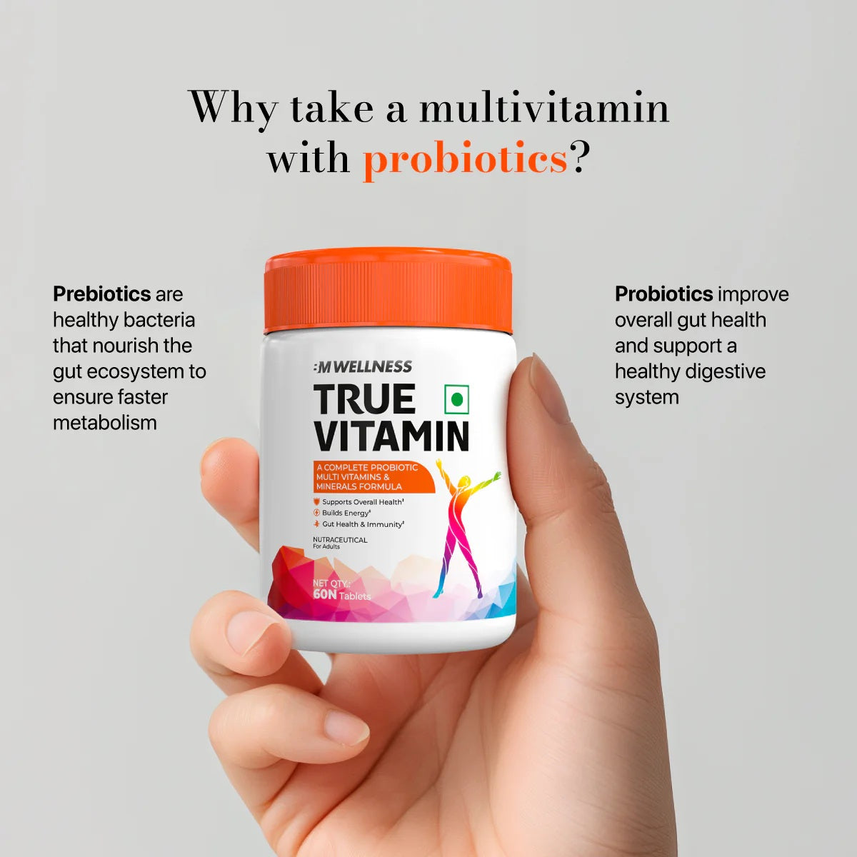 Bigmuscles Nutrition True Vitamin Multivitamin | 60 Tablets