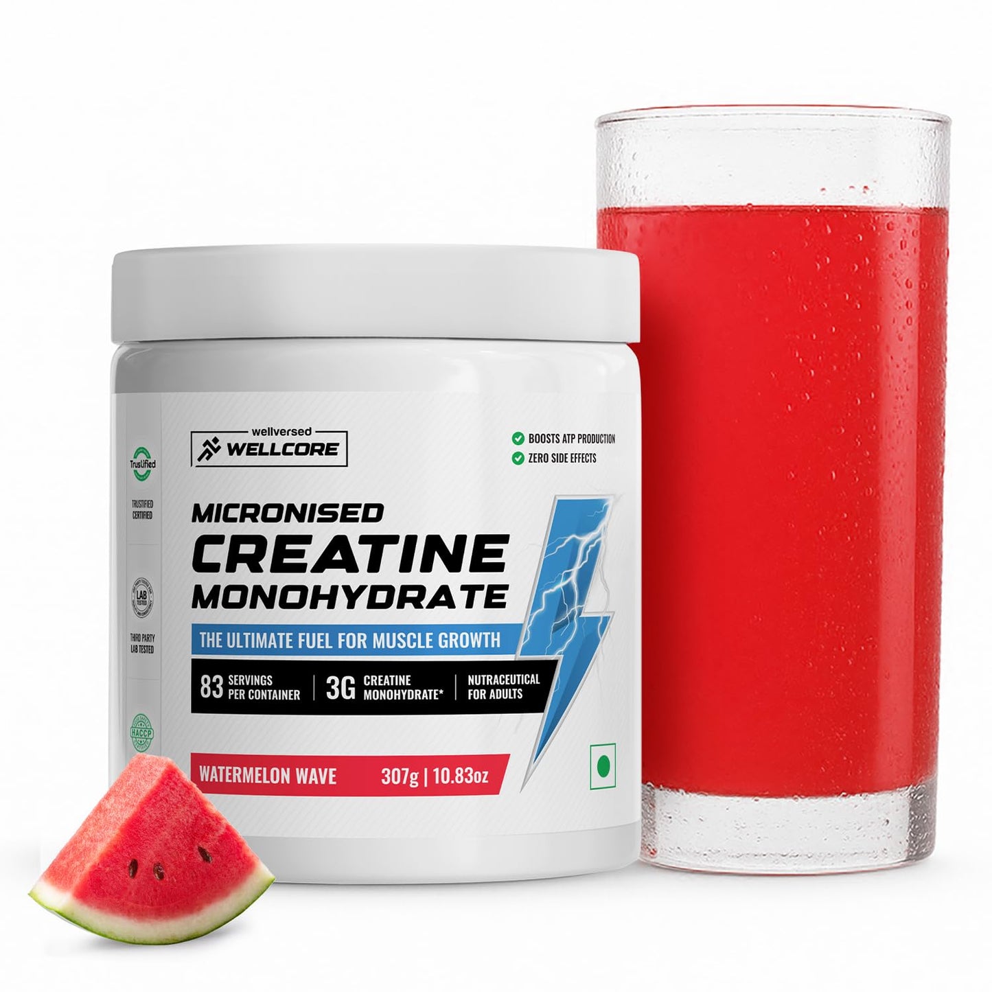 Wellcore Pure Micronised Creatine Powder | For Enhanced Muscle Strength With Rapid Absorption | Creatine Monohydrate