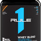 Rule One Proteins | R1 Whey Blend | 24g Fast-Acting Whey Protein Concentrates | Isolates | and Hydrolysates Per Serving | with Naturally Occurring EAAs and BCAAs