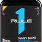 Rule One Proteins | R1 Whey Blend | 24g Fast-Acting Whey Protein Concentrates | Isolates | and Hydrolysates Per Serving | with Naturally Occurring EAAs and BCAAs