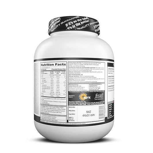 Labrada TURBO WHEY | Whey Protein Isolate | Whey Protein Concentrate and Creatine | 30g Protein | 41 Servings | 1.8kg Chocolate