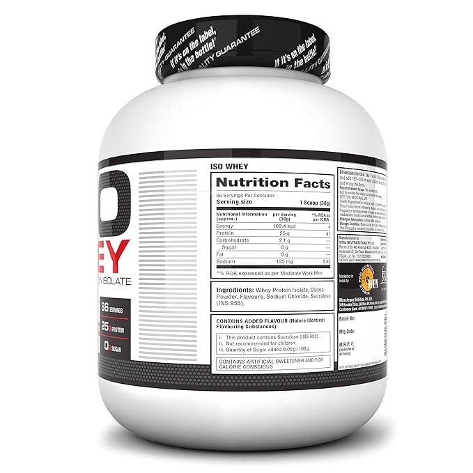 LABRADA ISO WHEY | 100% WHEY PROTEIN ISOLATE | 2 KG