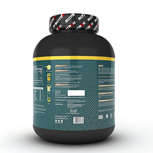 Scitron Performance Whey Protein Powder 1.81Kg | Milk Chocolate | 30g Protein |3g Creatine Monohydrate| 8.5g BCAAs and 17.6g EAAs| For Enhanced Immunity and Performance