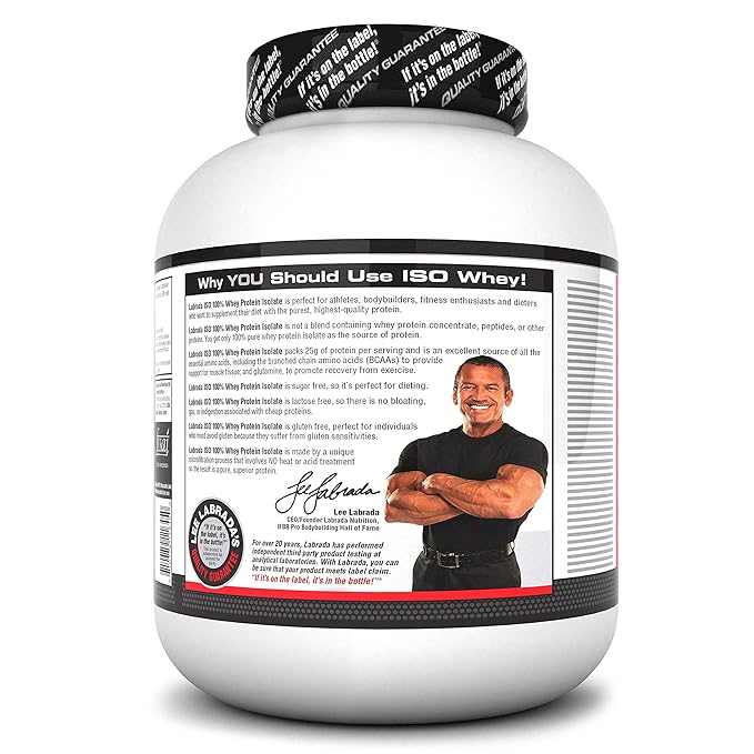 LABRADA ISO WHEY | 100% WHEY PROTEIN ISOLATE | 2 KG