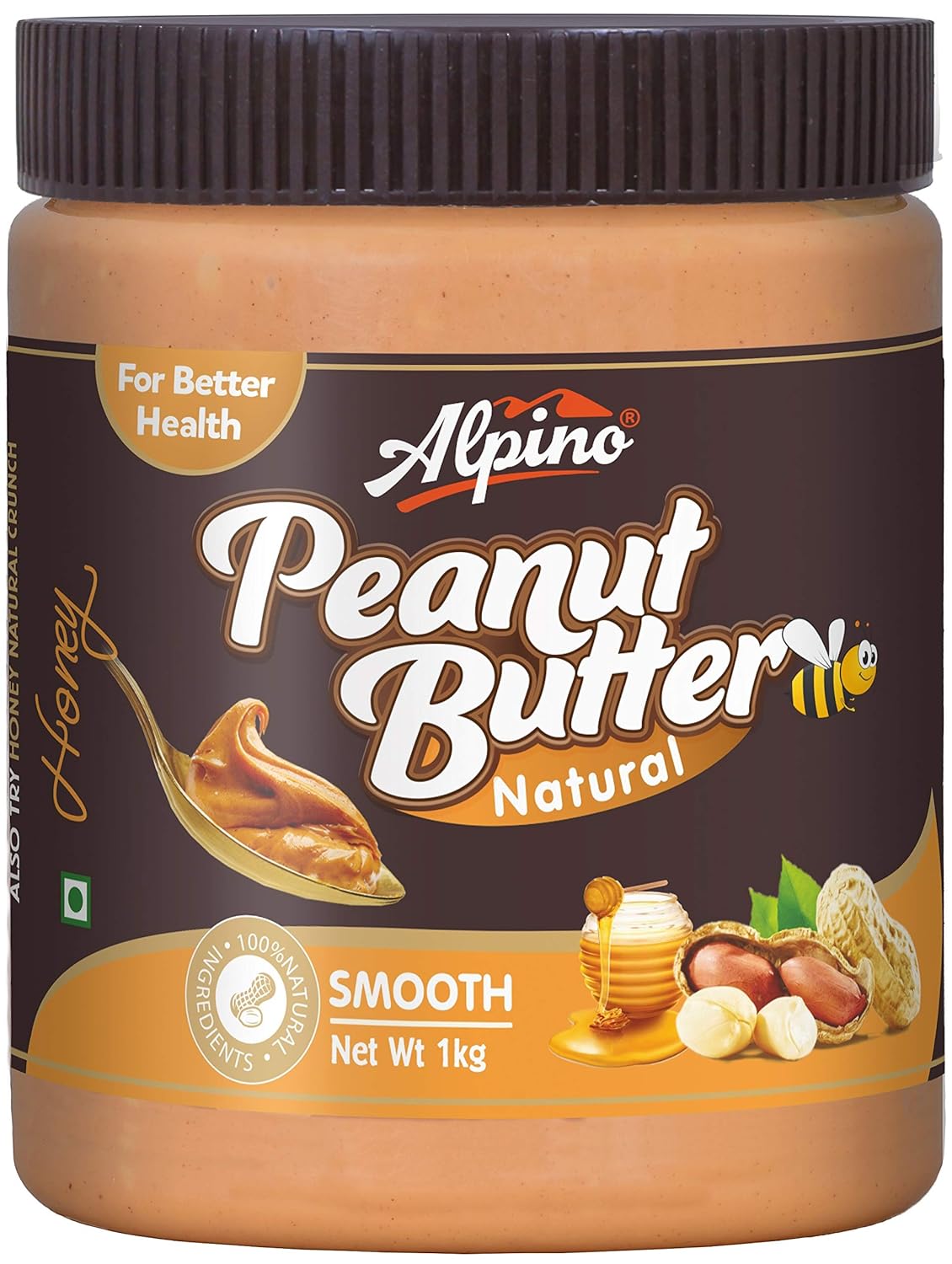 Alpino Natural Honey Peanut Butter Smooth