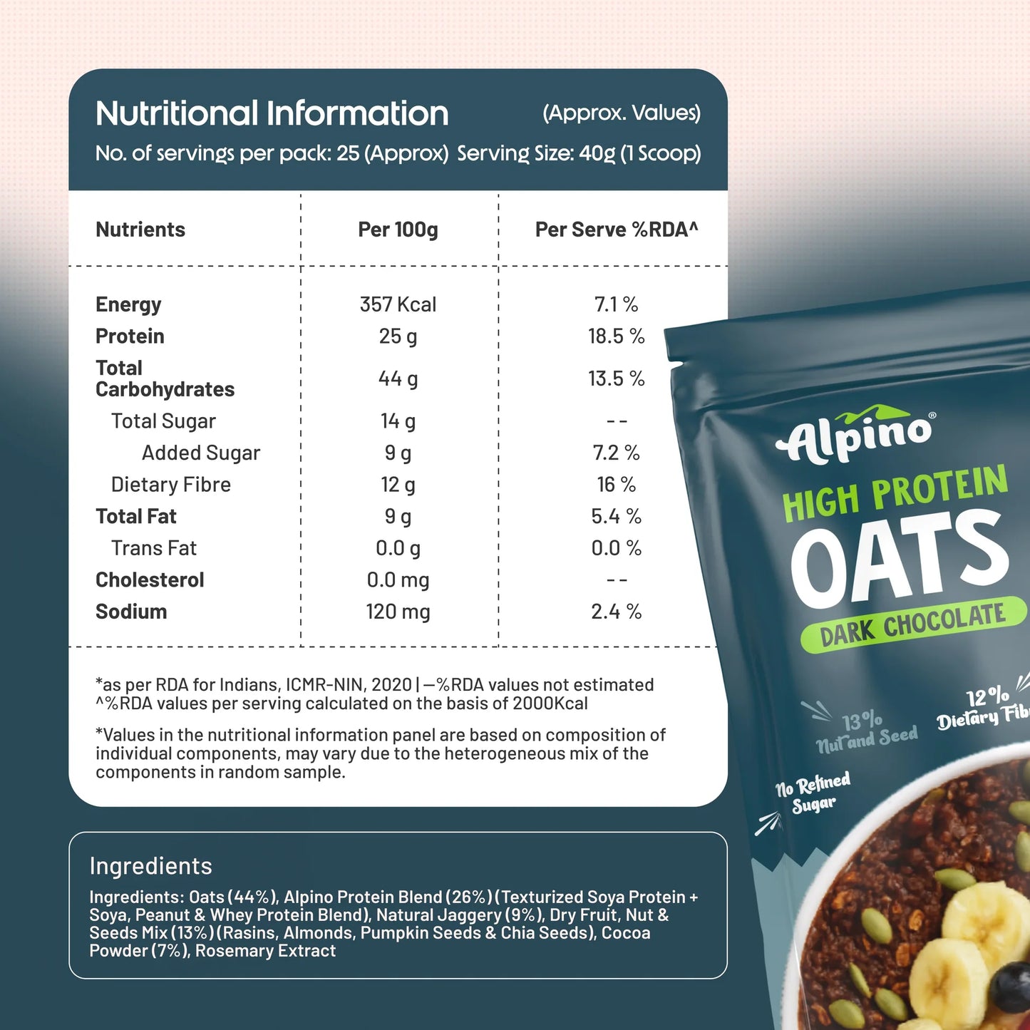 Alpino High Protein Oats