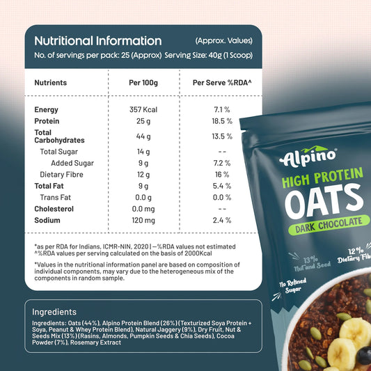 Alpino High Protein Oats