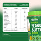ALPINO 30g High Protein Natural Peanut Butter Crunch| Unsweetened| 100% Roasted Peanuts | Source of Healthy Fats| No Added Sugar & Salt
