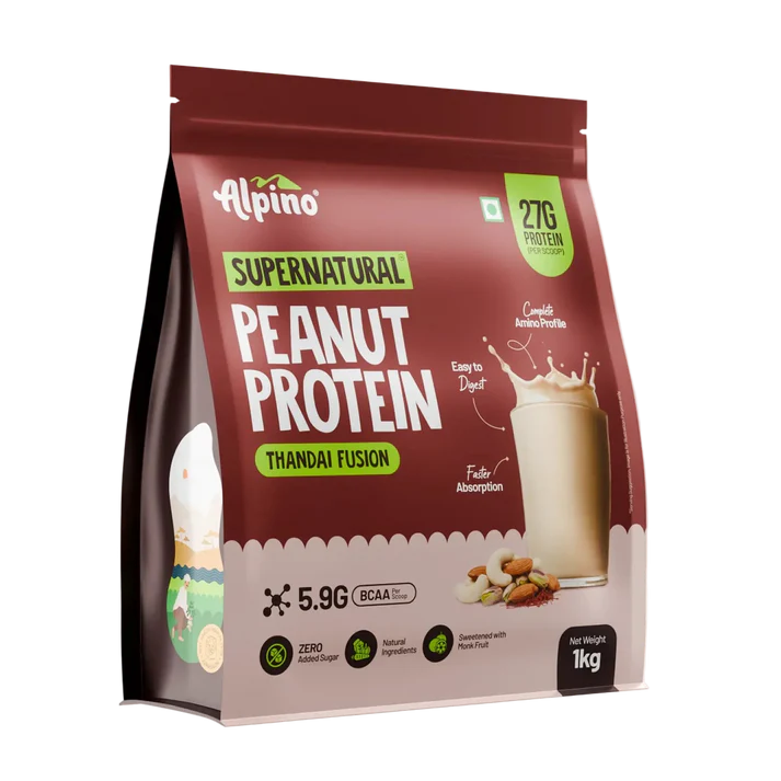 Alpino Supernatural Peanut Protein Powder|Plant Based Protein| Vegan