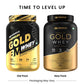 Bigmuscles Nutrition Premium Gold Whey | Informed Choice UK Certified | Isolate Whey Protein Blend | 25g Protein | 11g EAA | ProHydrolase Enzyme Technology