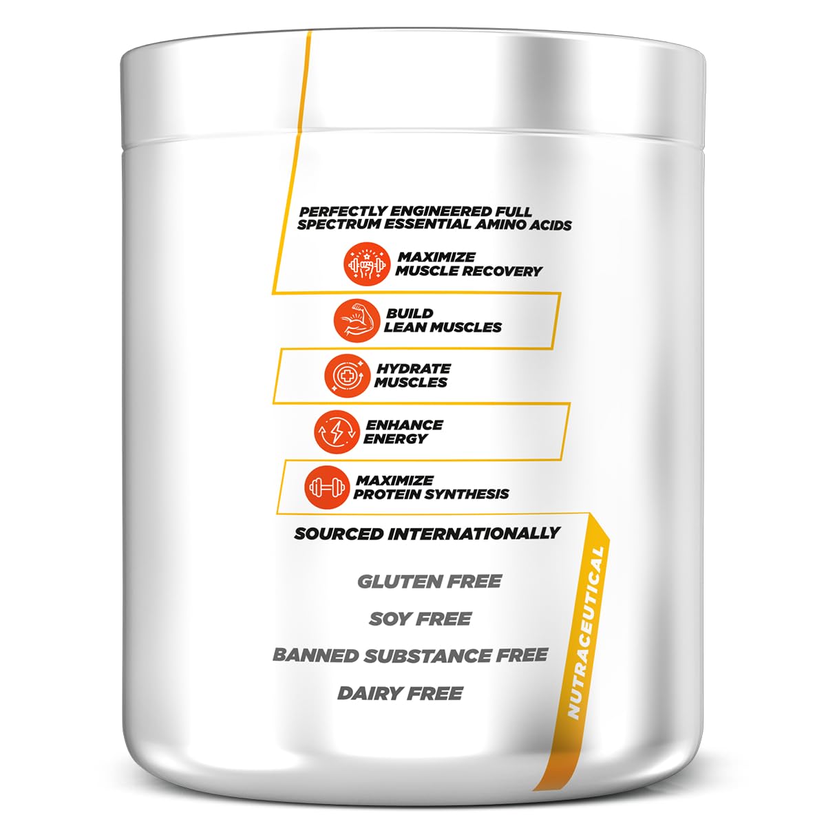 Bigmuscles Nutrition Essential EAA | All 9 Essential Amino Acids with Electrolyte & Energy Matrix