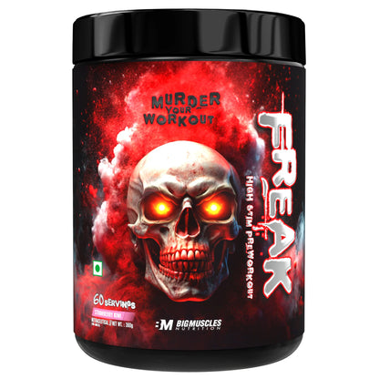 Bigmuscles Nutrition Freak Pre-Workout | Increased Energy, Strength | Mental Focus & Powerfull Pumps