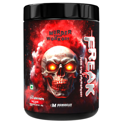 Bigmuscles Nutrition Freak Pre-Workout | Increased Energy, Strength | Mental Focus & Powerfull Pumps
