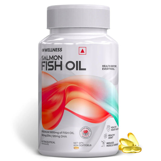 Bigmuscles Nutrition Salmon Fish Oil | 60 Capsules