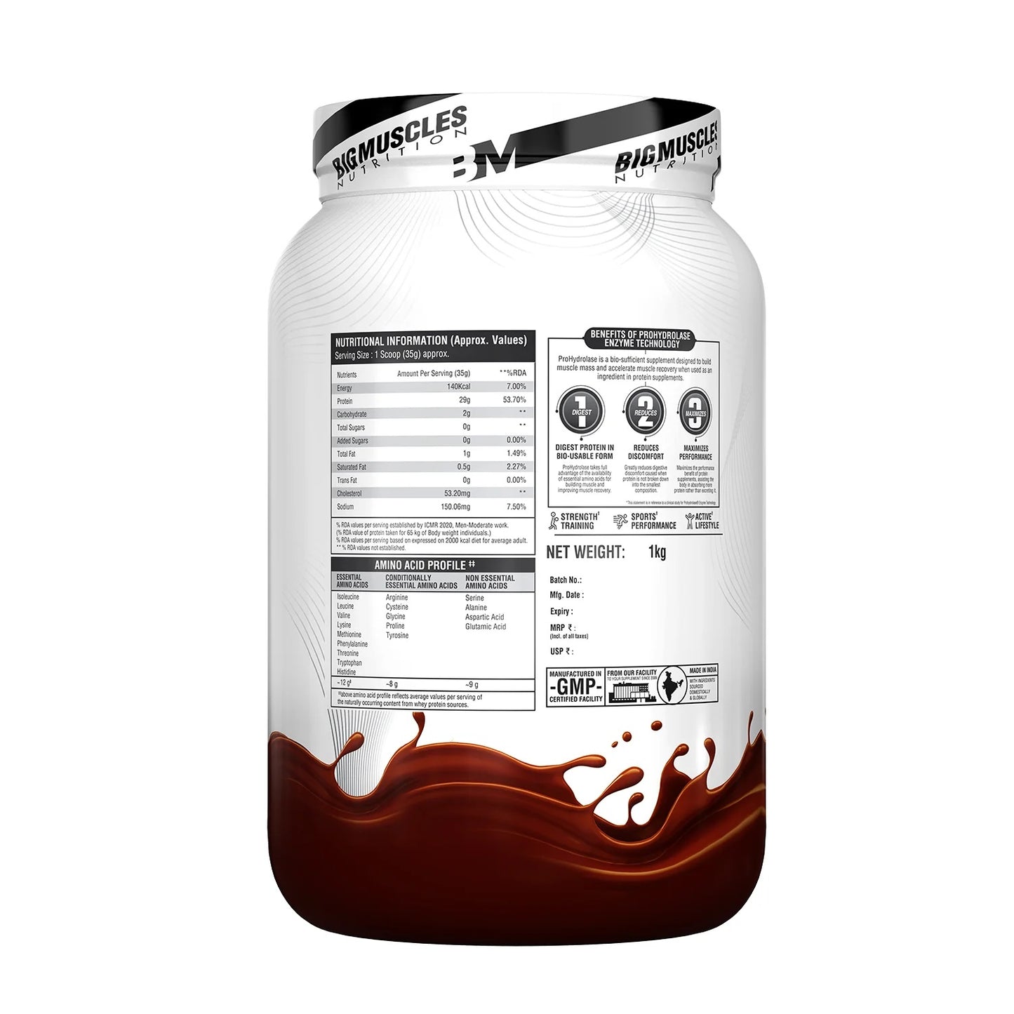 Bigmuscles Nutrition Zero 100% Whey Isolate
