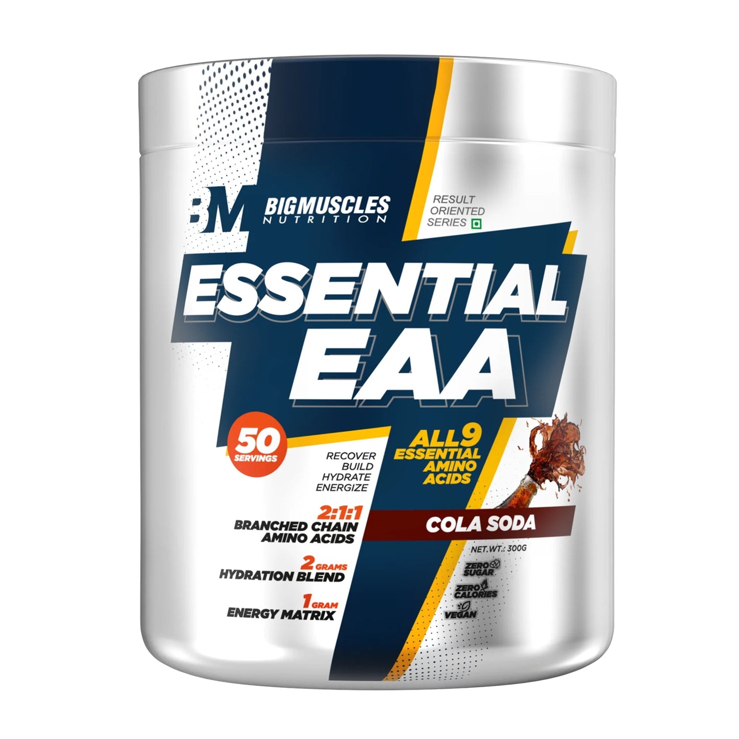 Bigmuscles Nutrition Essential EAA | All 9 Essential Amino Acids with Electrolyte & Energy Matrix