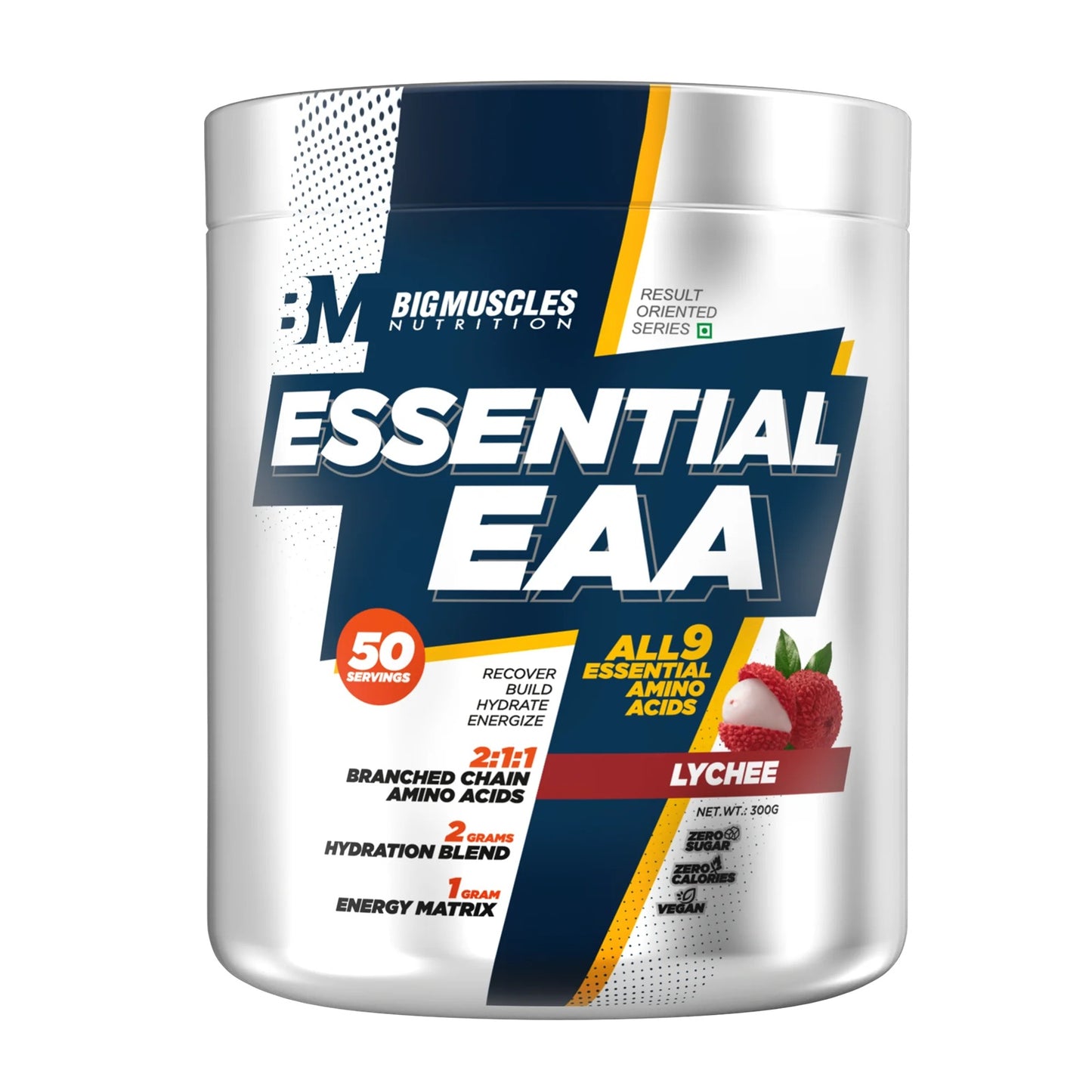 Bigmuscles Nutrition Essential EAA | All 9 Essential Amino Acids with Electrolyte & Energy Matrix