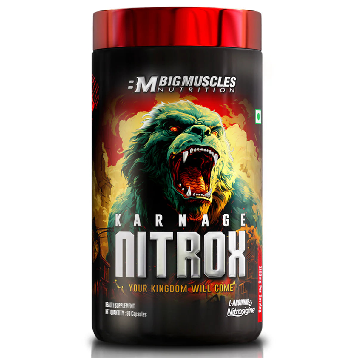 Bigmuscles Nutrition Karnage Nitrox | 180 Capsules