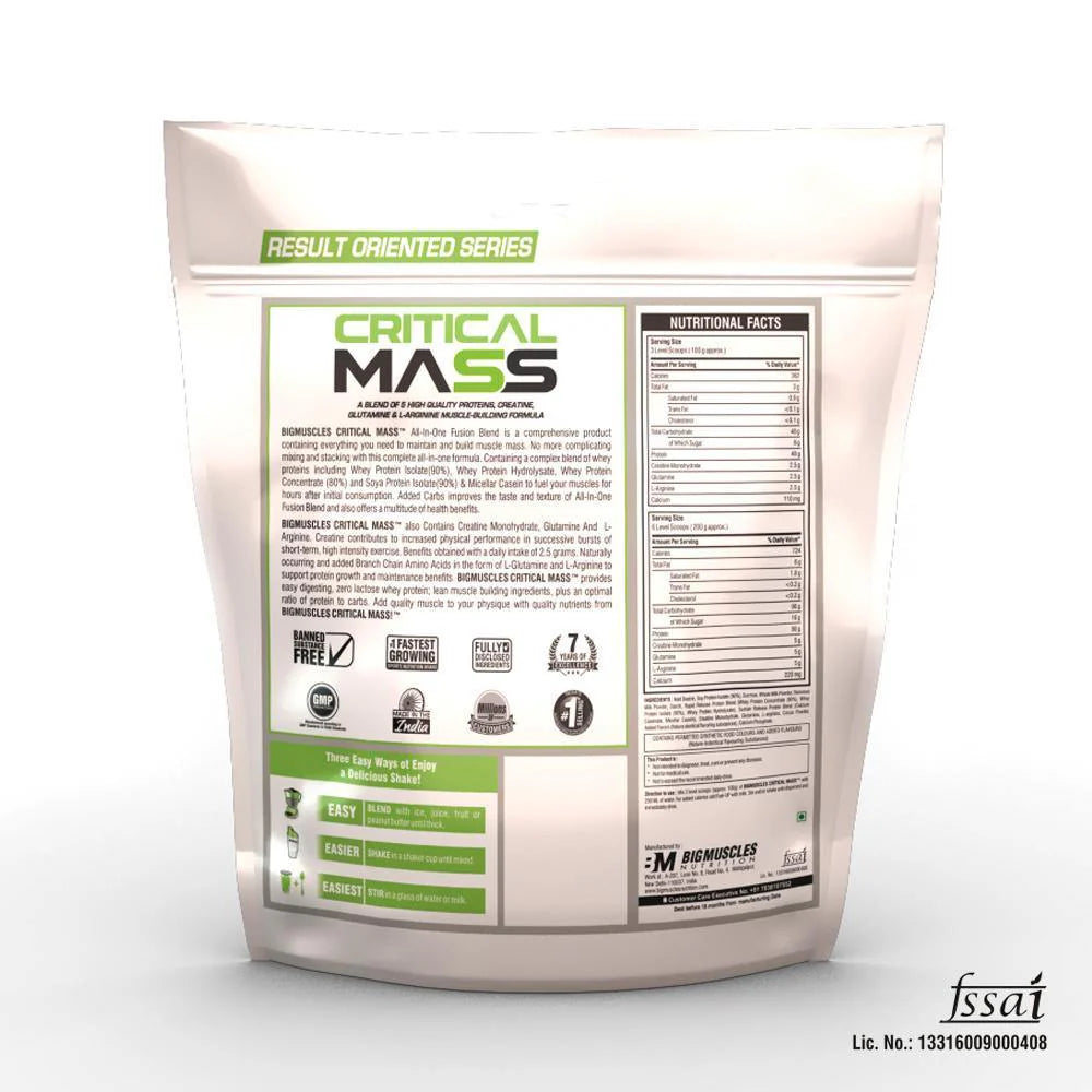 Bigmuscles Nutrition Critical Mass Gainer