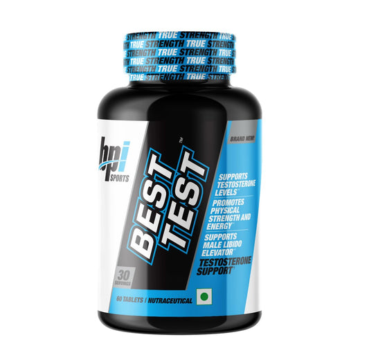 BPI Sports Best Test | Testosterone Booster for Men | Muscle Recovery| Testosterone Support Supplement| Natural Stamina| Energy Increase & Metabolism Support