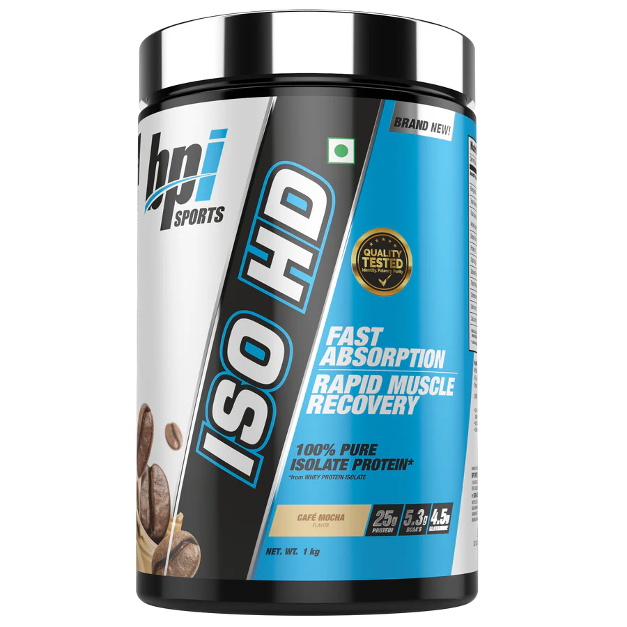 BPI Sports Iso Hd | Whey protein isolates | Muscle Growth, Recovery, Weight Loss | Meal Replacement | Low Carb | Low Calorie | for Men & Women