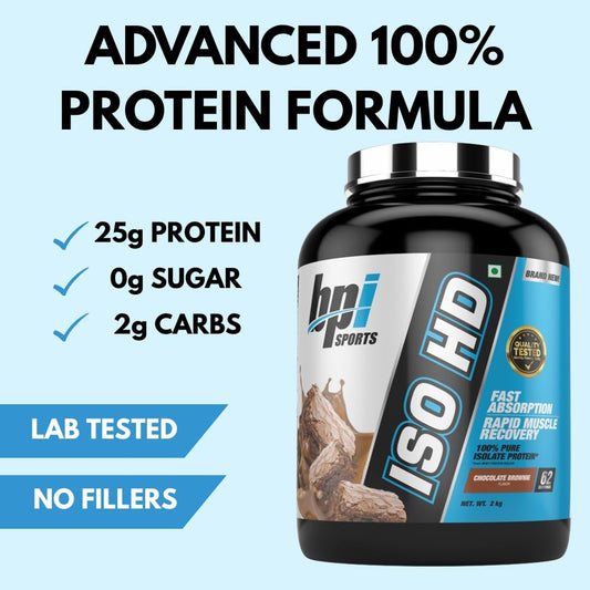 BPI Sports Iso Hd | Whey protein isolates | Muscle Growth, Recovery, Weight Loss | Meal Replacement | Low Carb | Low Calorie | for Men & Women