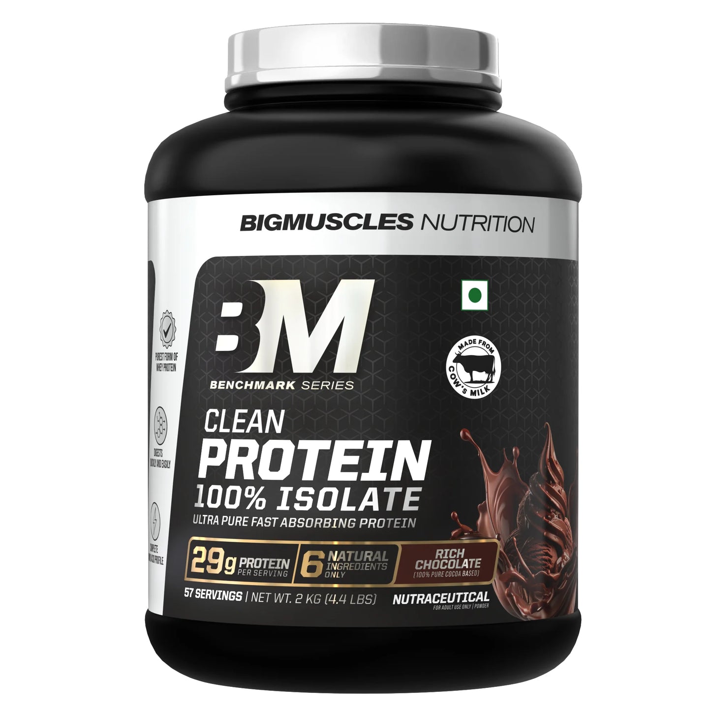 Bigmuscles Nutrition Clean Protein | 100% ISOLATE