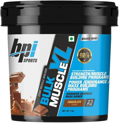 BPI Sports Bulk Muscle XL | Advanced Anabolic Mass Gainer| 50 gm Protein | 144 gm Carbs | 842 Kcal