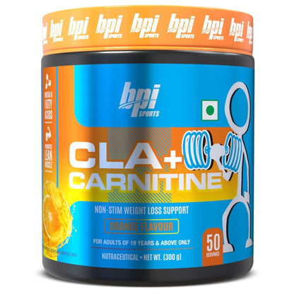 BPI Sports CLA + Carnitine  |Conjugated Linoleic Acid | Weight Loss Formula | Metabolism, Performance, Lean Muscle | Caffeine Free | For Men & Women | 50 servings