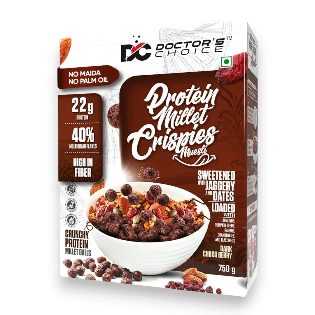 Doctors Choice Protein Millet Crispies Muesli