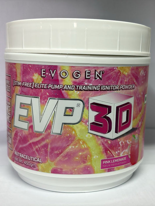 Evogen EVP 3D | Stim Free Pre Workout Powder for Men & Women | Sugar Free Non Stim Preworkout with Beta Alanine and Creatine for Energy & Pump