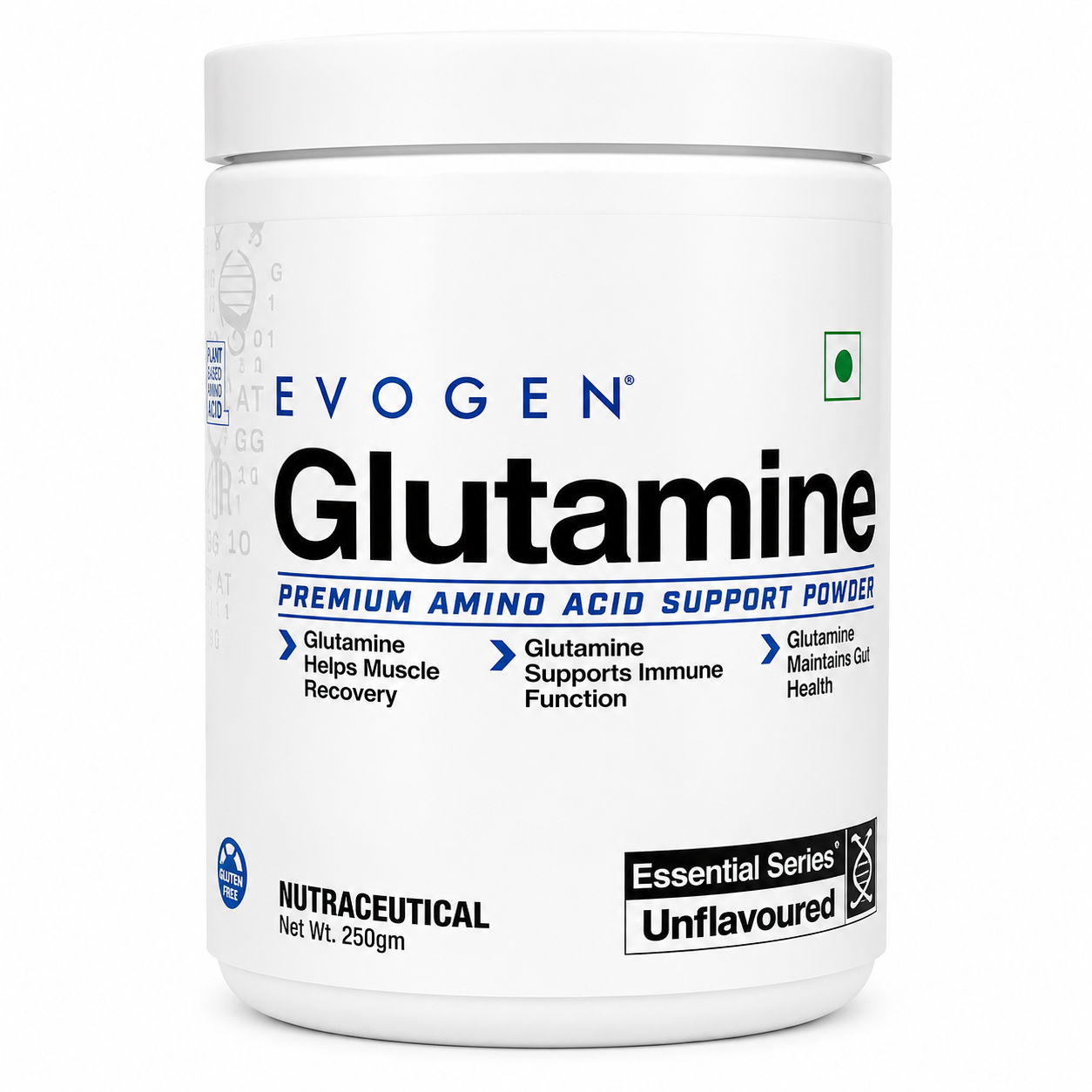 Evogen Glutamine | Premium Recovery Amino Acid | Supports Muscle Recovery | L-Glutamine
