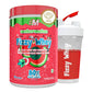 Bigmuscles Nutrition Fizzy Whey | Clear Whey Protein isolate + Electrolytes | 80% Protein| 0g Lactose| 0 Added Sugar <1g fat | Clean Label Project Purity Award Certified | Juice-Like Protein | GLP 1 Support