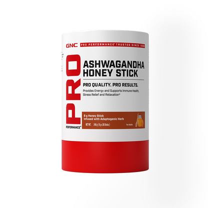 GNC Ashwagandha Honey Stick | Powerful Ayurvedic Adaptogen Formulation for Stress Relief| Energy & Recovery | With Ashwagandha & Honey |Caffeine-Free | Vegetarian