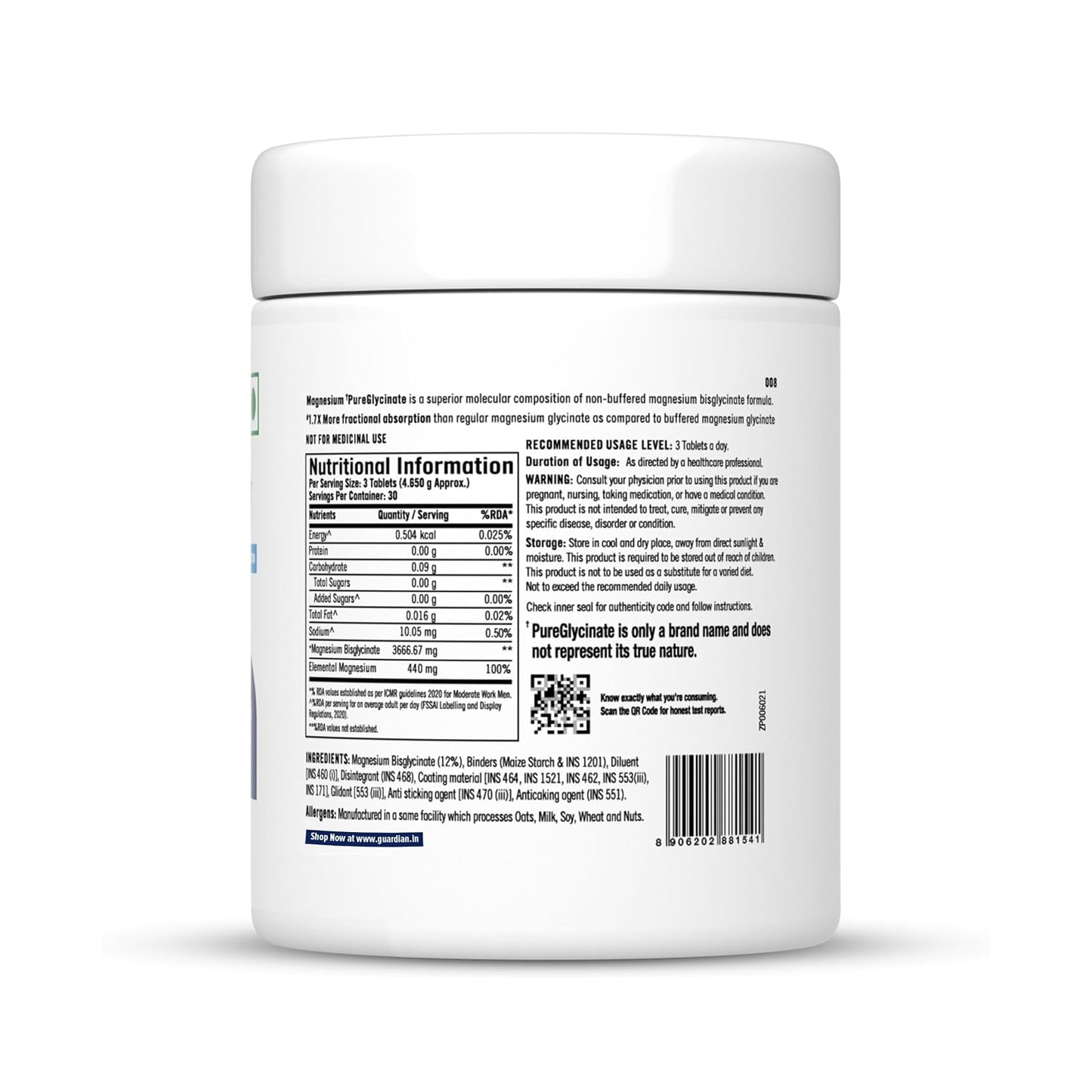 GNC Magnesium PureGlycinate
