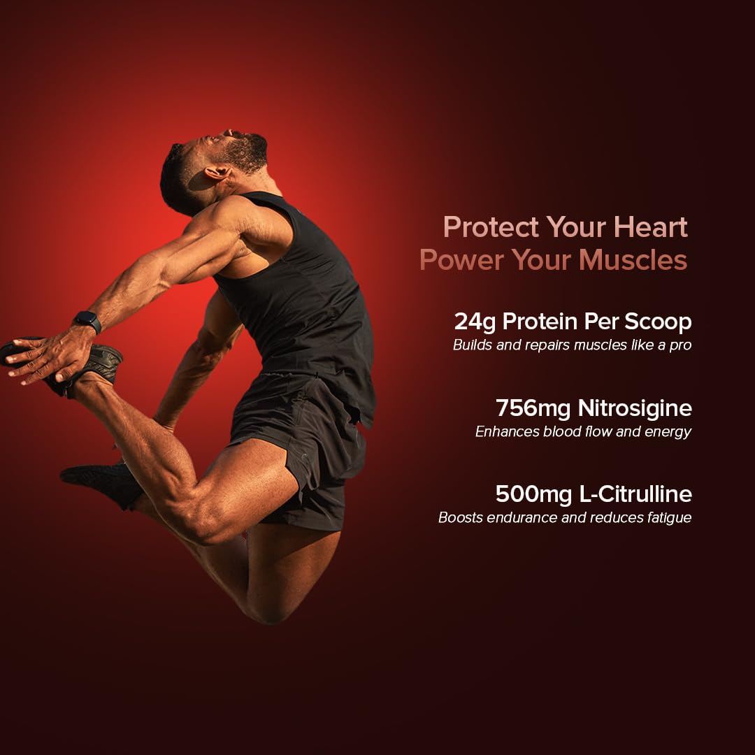 GNC 100% Whey + Nitro Surge| 24g Protein| Cardio Protect Formula| 756mg Nitrosigine| 500mg L-Citrulline for Muscle Recovery, Endurance & Heart Health | Chocolate