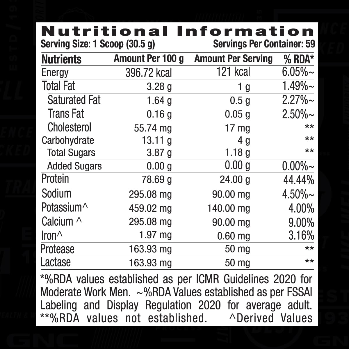 GNC AMP Gold Series Whey Protein Advanced |Lean Muscle Gains | Intense Workout | Informed Choice Certified | 24g Protein | 5.5g BCAA | 4g Glutamine | Formulated In USA