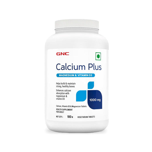 GNC Calcium Plus 1000mg with Magnesium and Vitamin D3 | Supports Strong Bones | Maintains Healthy Calcium Levels & Better Absorption | Promotes Bone Strength & Density | Overall Bone Health
