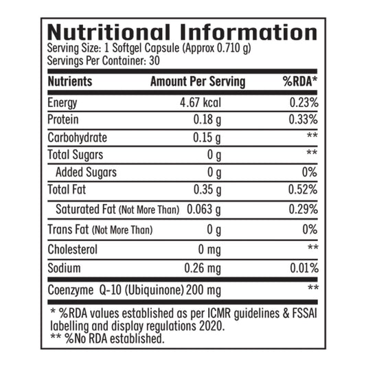 GNC CoQ-10 200mg | 30 Softgels | Strong Antioxidant | Promotes Healthy Heart | Boosts Immunity | Anti-Ageing | Aids in Cellular Energy Production | Formulated in USA | 200mg Per Serving